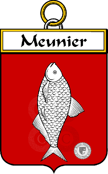 Coat of arms of family Meunier