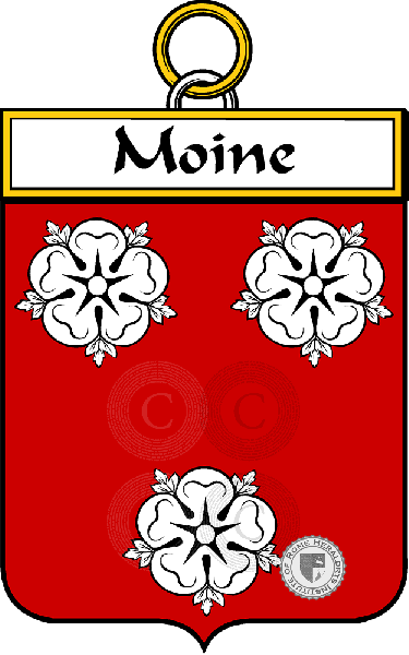 Coat of arms of family Moine