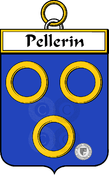 Coat of arms of family Pellerin