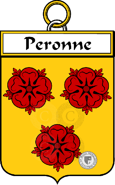 Wappen der Familie Peronne