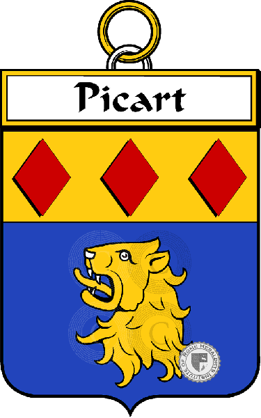 Coat of arms of family Picart
