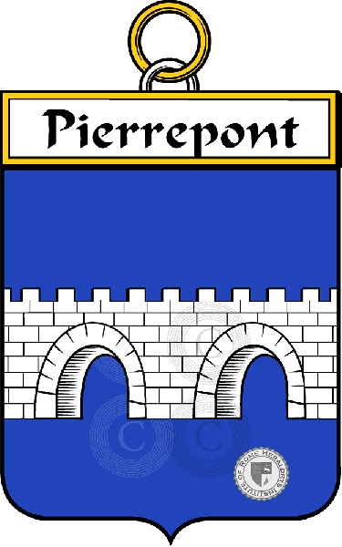 Brasão da família Pierrepont