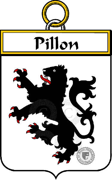 Coat of arms of family Pillon