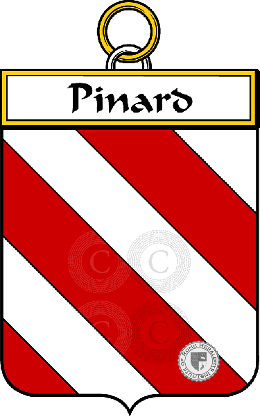 Coat of arms of family Pinard