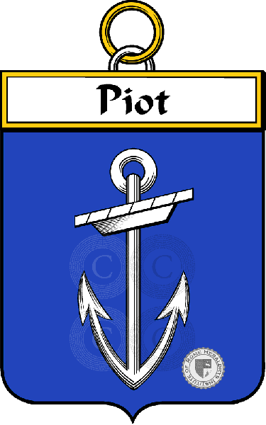 Coat of arms of family Piot