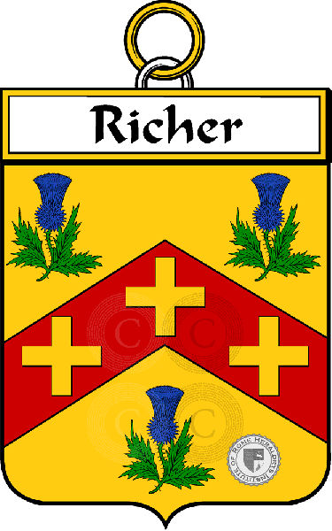 Coat of arms of family Richer