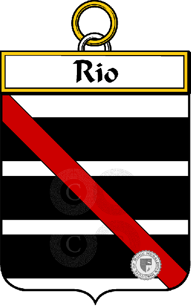 Coat of arms of family Rio