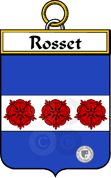 Coat of arms of family Rosset