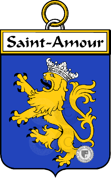 Brasão da família Saint-Amour