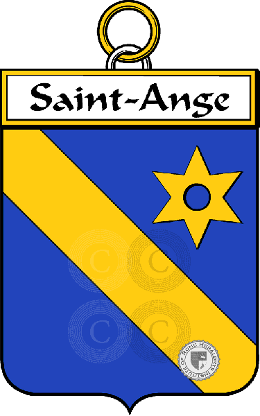Brasão da família Saint-Ange