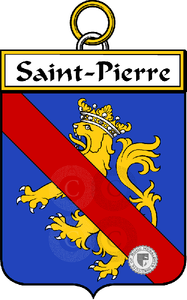 Brasão da família Saint-Pierre