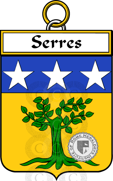 Coat of arms of family Serres