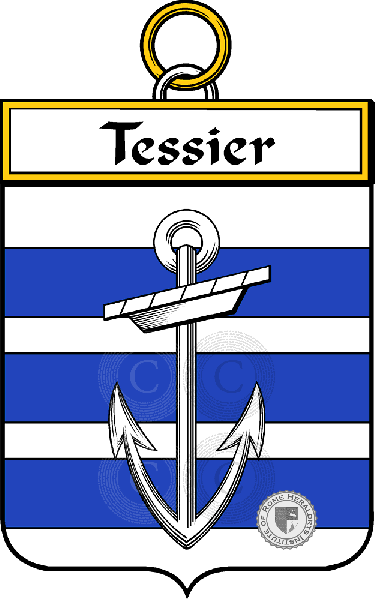 Coat of arms of family Tessier