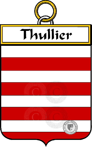 Brasão da família Thullier