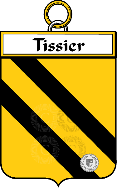 Coat of arms of family Tissier