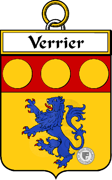 Brasão da família Verrier (le)