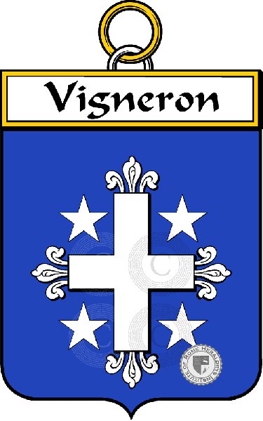 Brasão da família Vigneron
