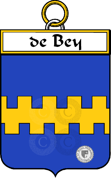 Wappen der Familie de Bey
