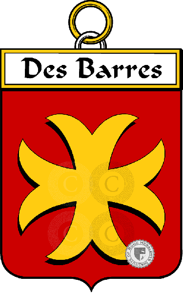 Coat of arms of family Des Barres