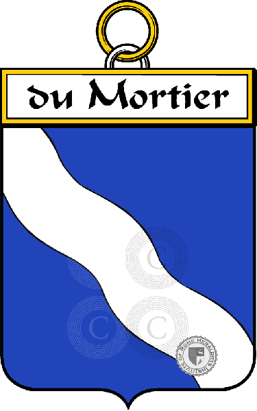 Escudo de la familia du Mortier