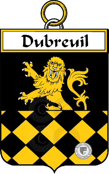 Coat of arms of family Dubreuil