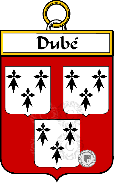 Coat of arms of family Dubé