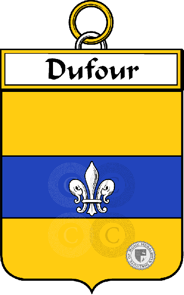 Coat of arms of family Dufour (Four du)
