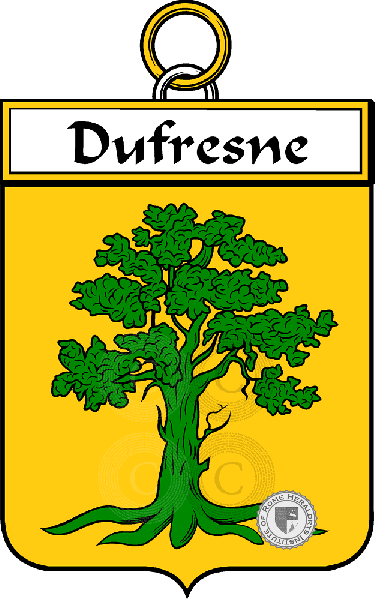 Coat of arms of family Dufresne (Fresne du)