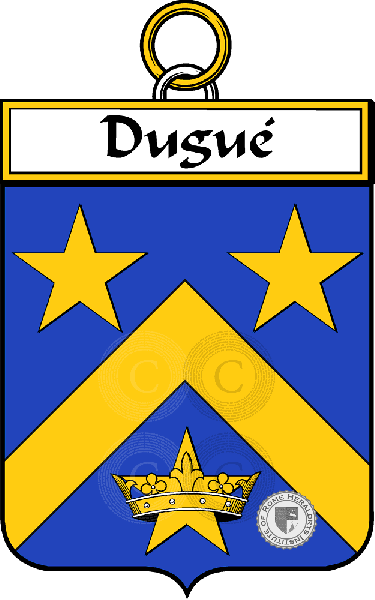 Coat of arms of family Dugué