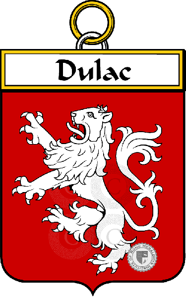 Escudo de la familia Dulac (Lac du)