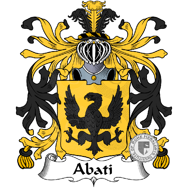 Escudo de la familia Abati