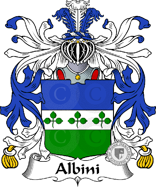 Escudo de la familia Albini