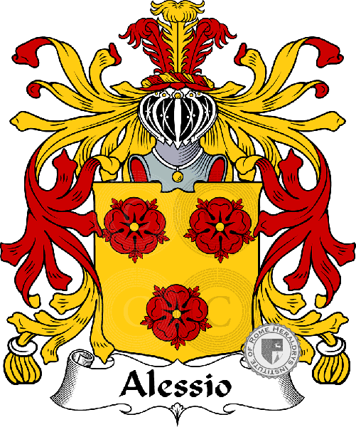 Coat of arms of family Alessio