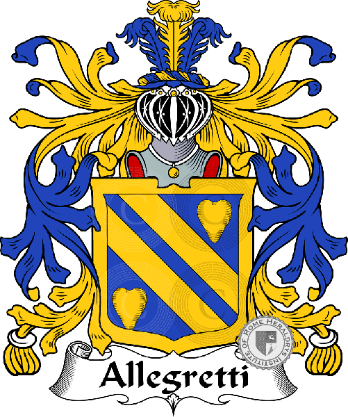 Coat of arms of family Allegretti