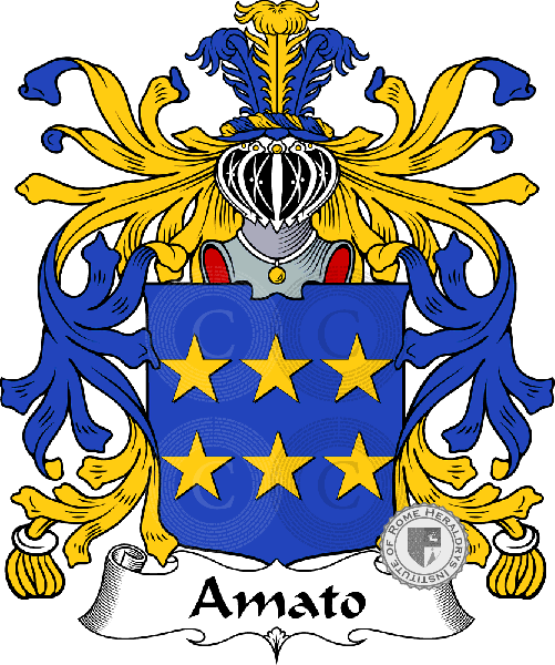 Coat of arms of family Amato