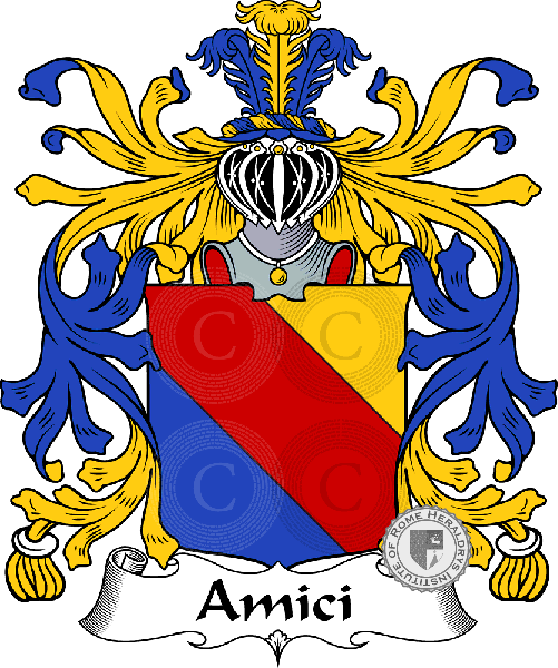 Coat of arms of family Amici