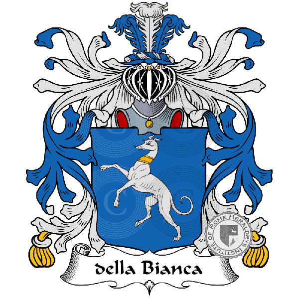 Coat of arms of family della Bianca