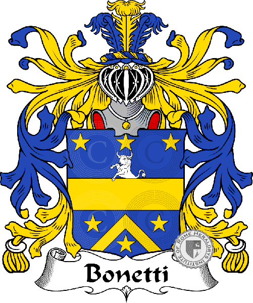 Escudo de la familia Bonetti