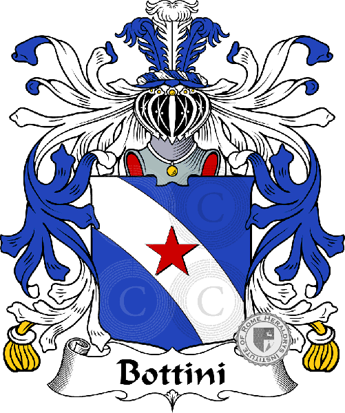 Coat of arms of family Bottini