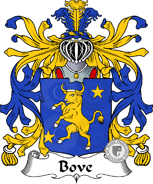 Coat of arms of family Bove
