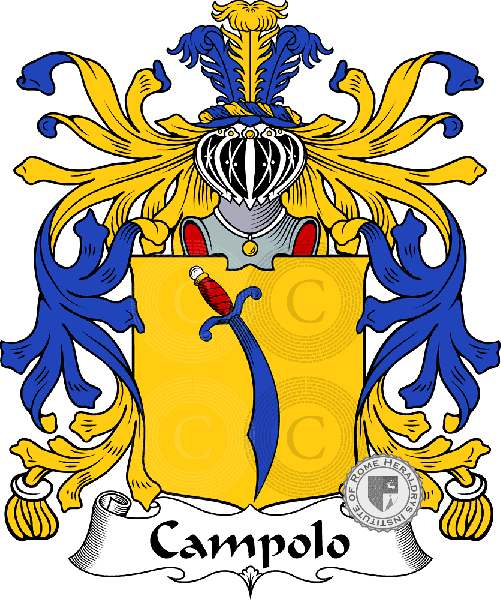 Coat of arms of family Campolo