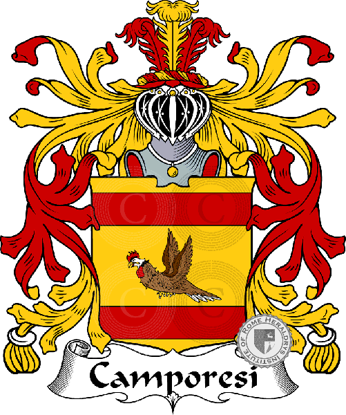 Coat of arms of family Camporesi