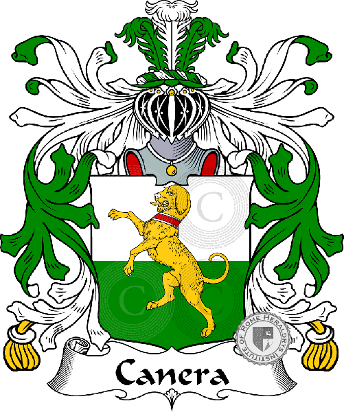 Escudo de la familia Canera
