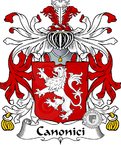 Brasão da família Canonici
