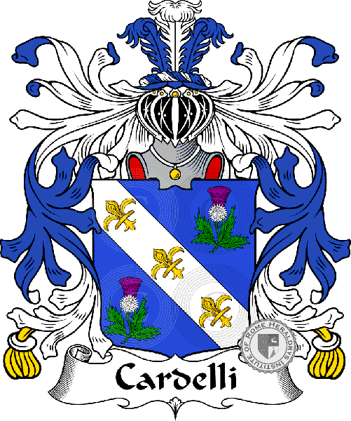 Coat of arms of family Cardelli
