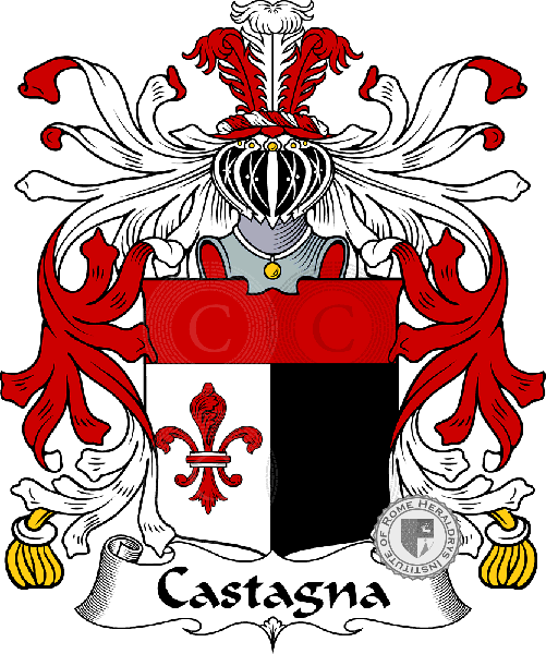 Escudo de la familia Castagna