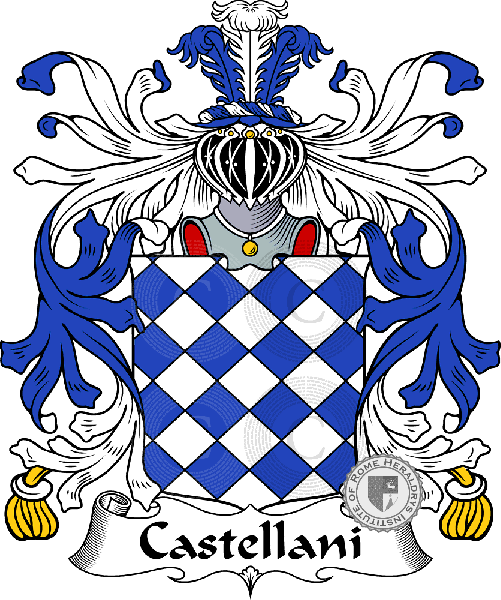 Coat of arms of family Castellani
