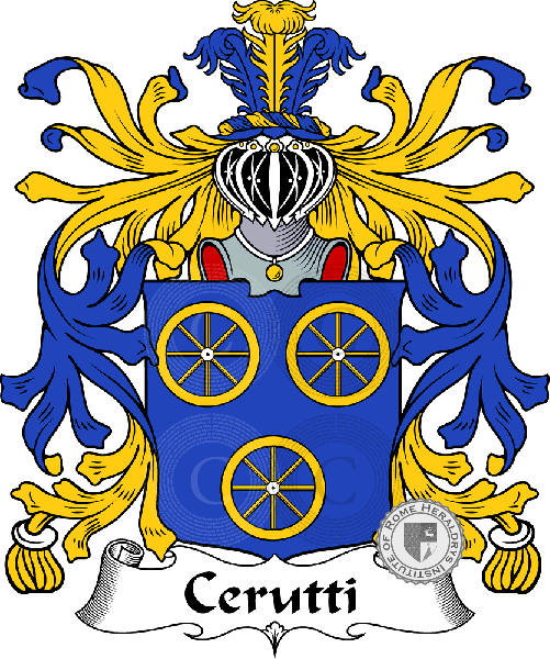 Escudo de la familia Cerruti