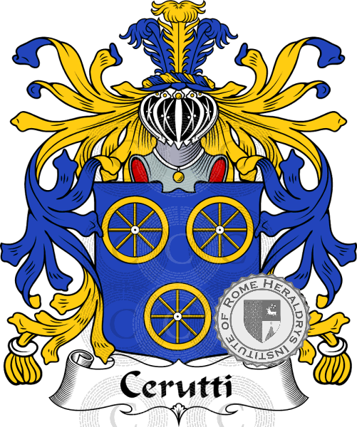 Wappen der Familie Cerruti