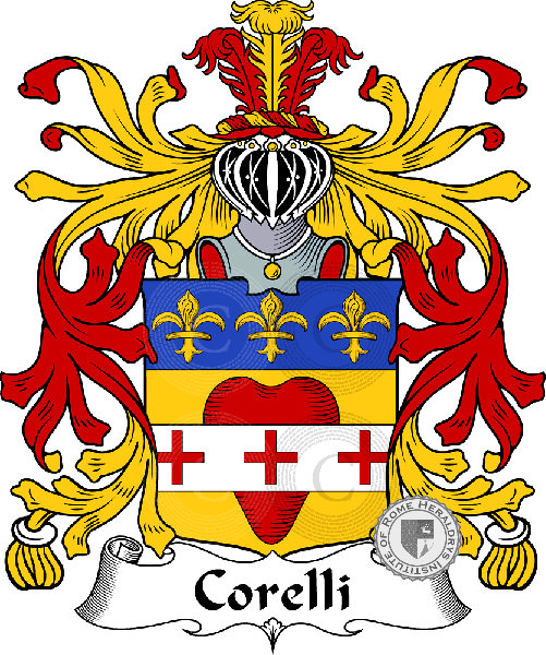 Coat of arms of family Corelli